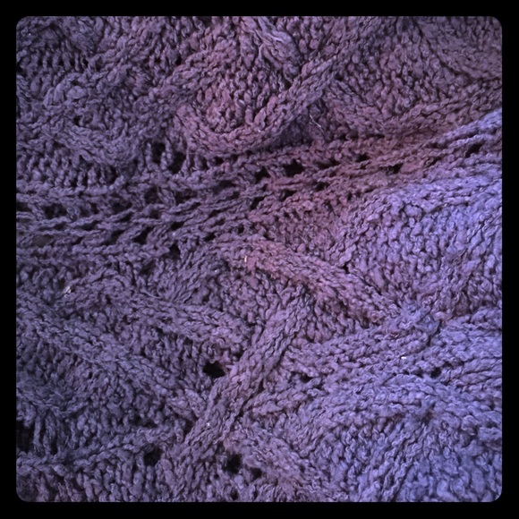 Purple Knit Oversized Free People Sweater - Picture 3 of 3