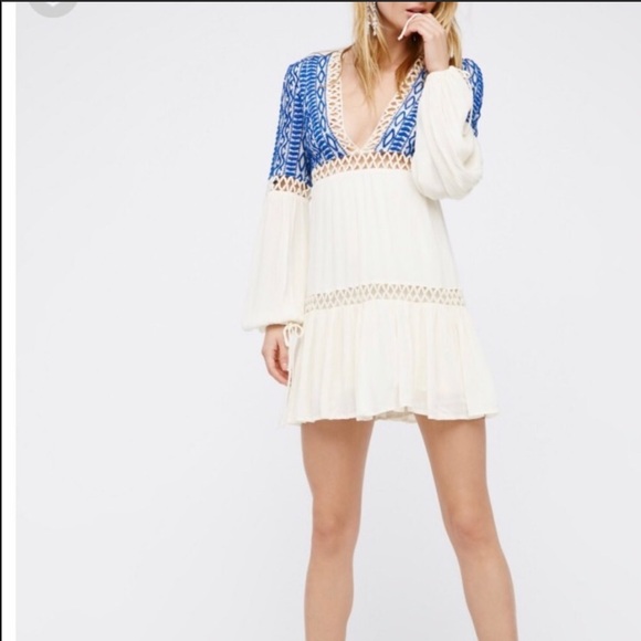 Last One! HTF Free People Dusk Til Dawn Boho Dress - Picture 5 of 5