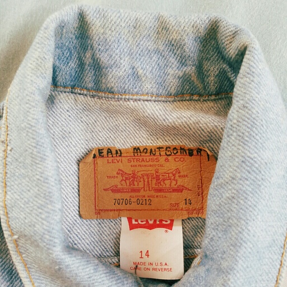 Vtg 80's Levi's Denim Jacket - Picture 8 of 8