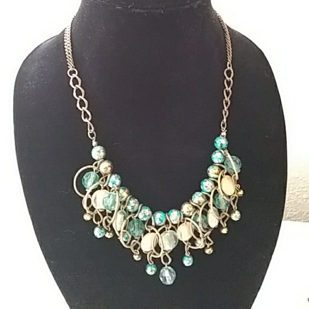 Bead and Hoop Necklace *Final Price*