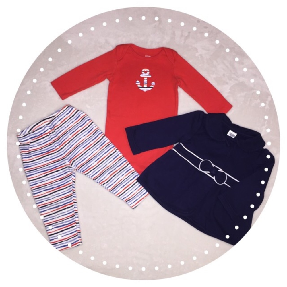 Carters 3-piece outfit🌹⚓️