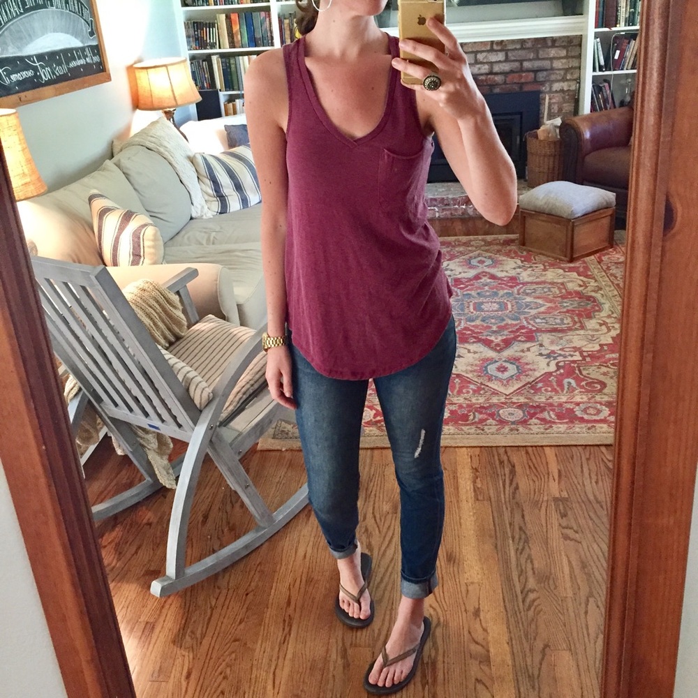 (Z Supply) Berry Racerback Tank
