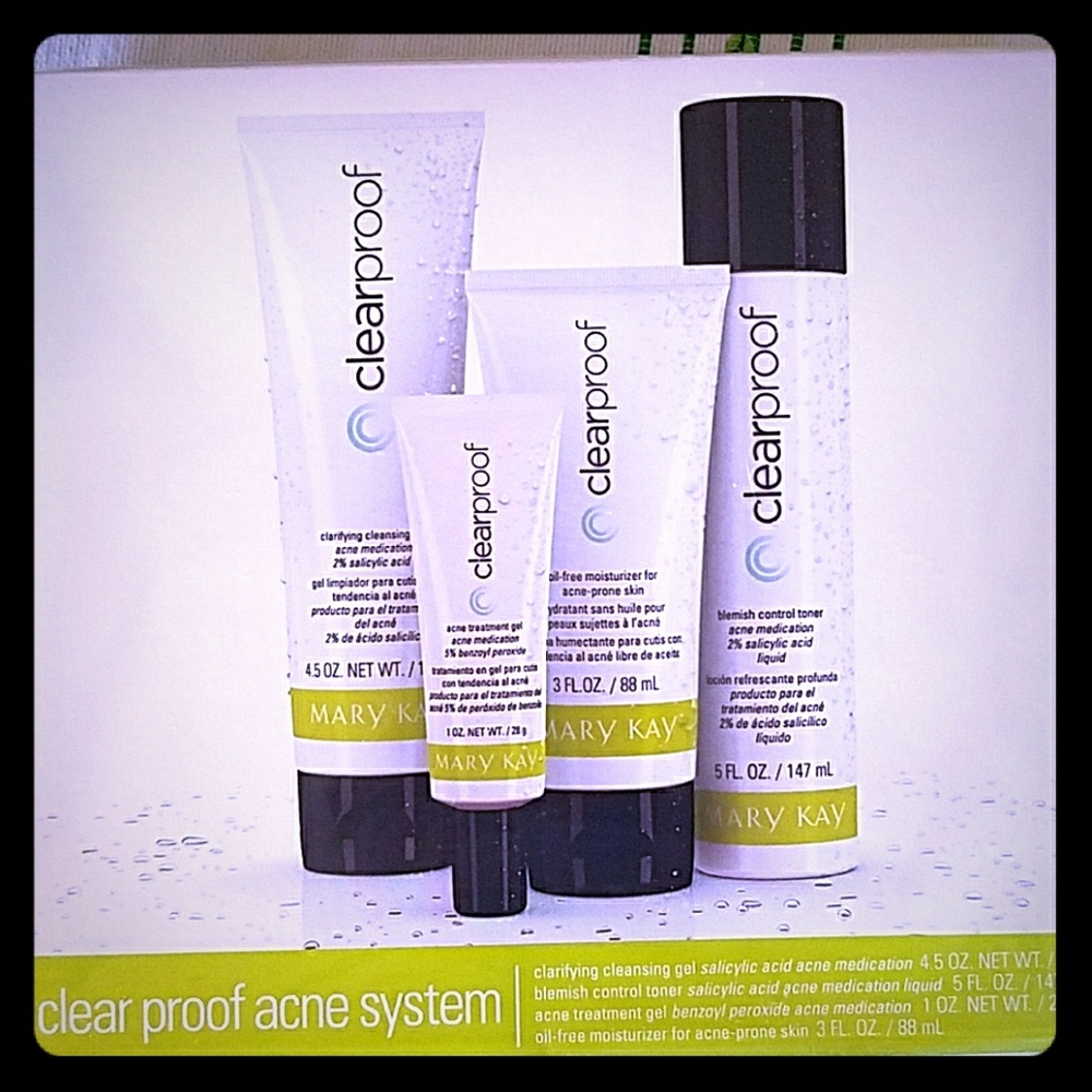 Brand new Mary Kay clear proof acne system