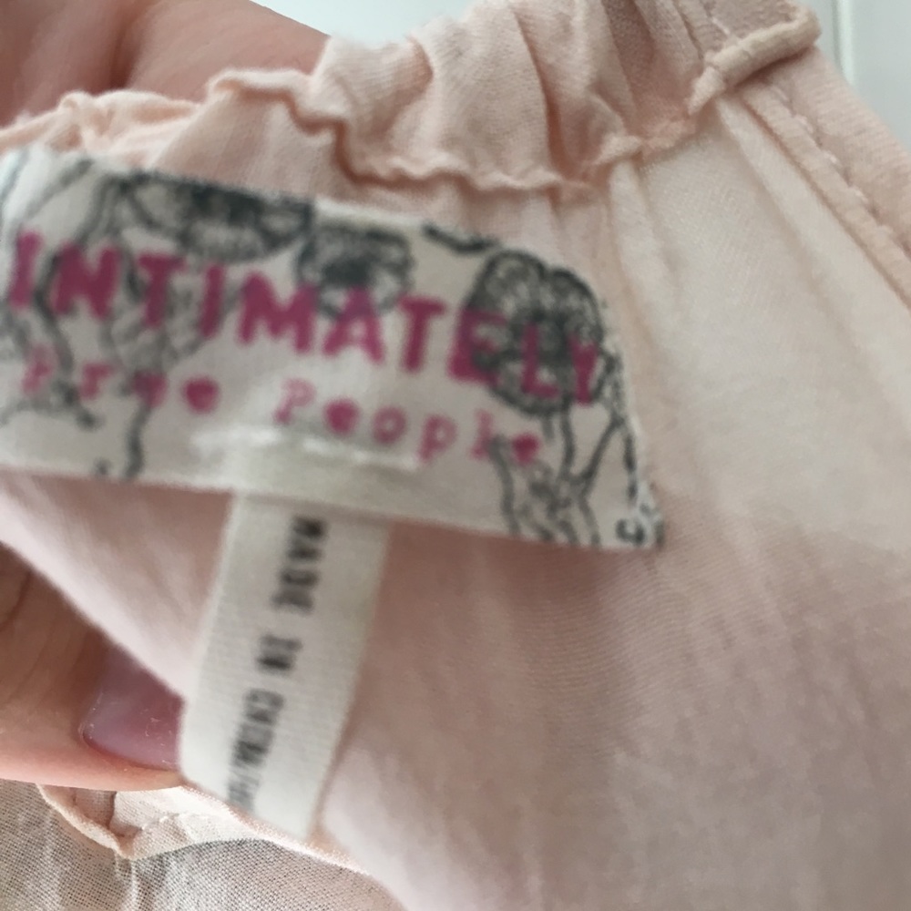 Free People baby pink lace dress - Picture 2 of 3