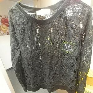 Ann Taylor Loft medium top black