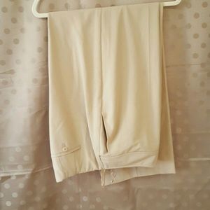 Classically tailored tan dress slacks