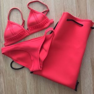 Triangl swimsuit red