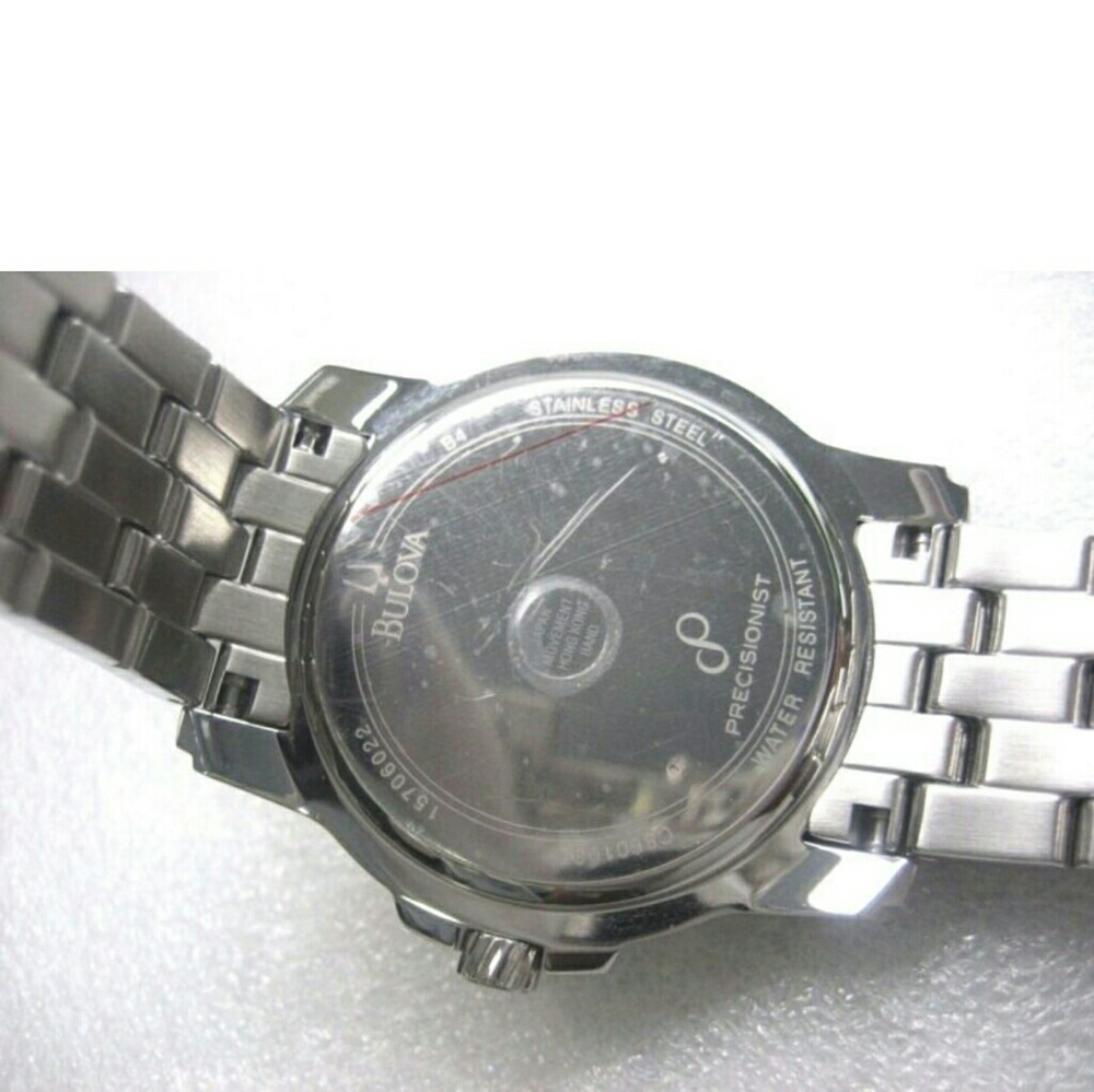 NWT Bulova Precisionist diamond Stainless watch - Picture 6 of 6