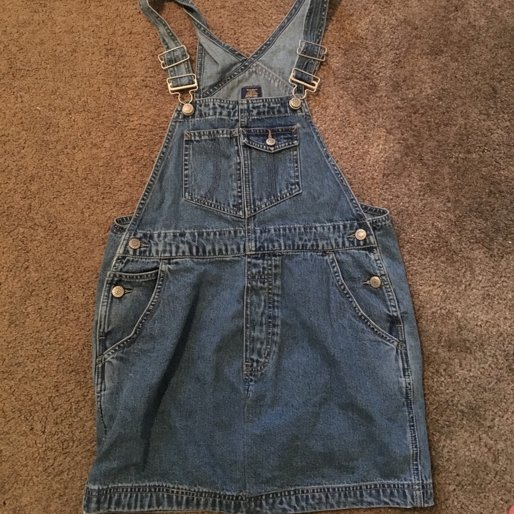 Cute denim overall skirt💖💖💖