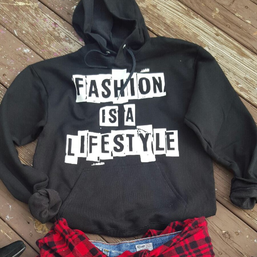 Custom Printed Hoodie @patchesandpearlsdenim