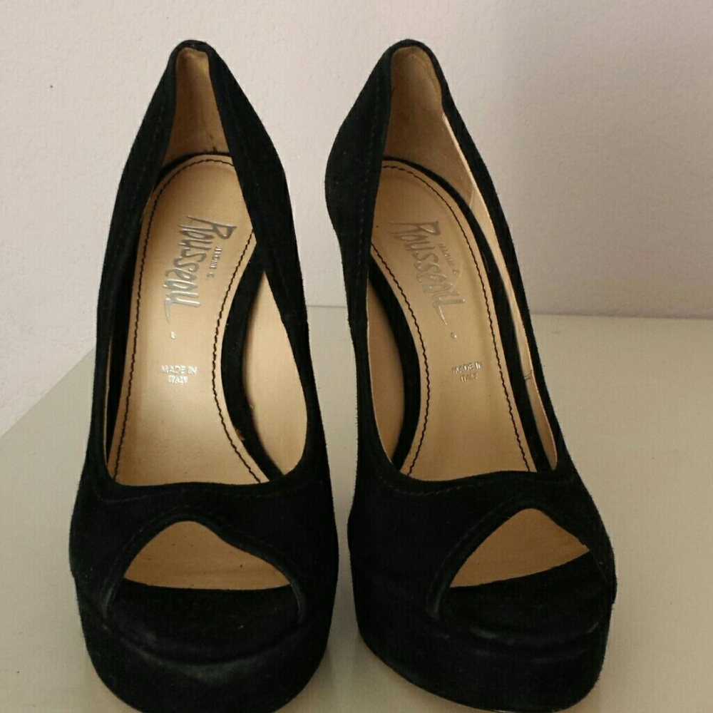 Jerome S. Rousseau Peep Toe Heels