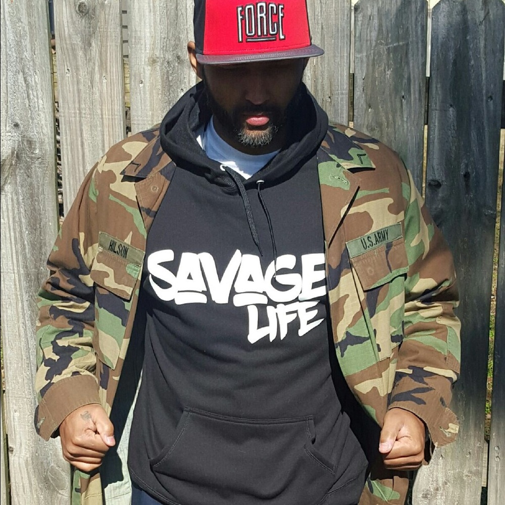 Custom Printed Hoodie @patchesandpearldenim