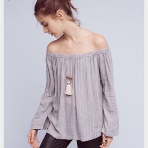 Cloth and Stone Homestead Off the Shoulder Top