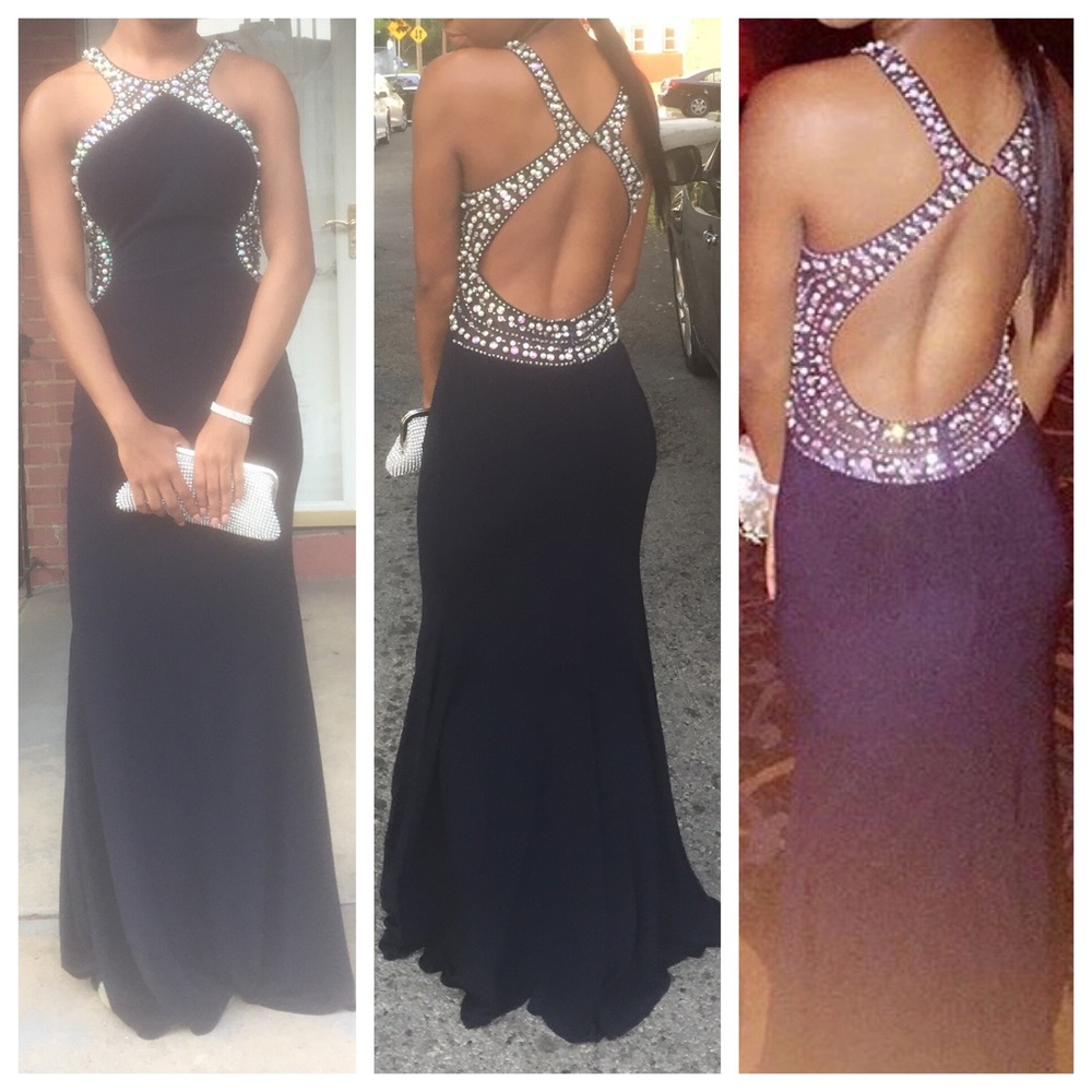 Navy sz 1 prom dress