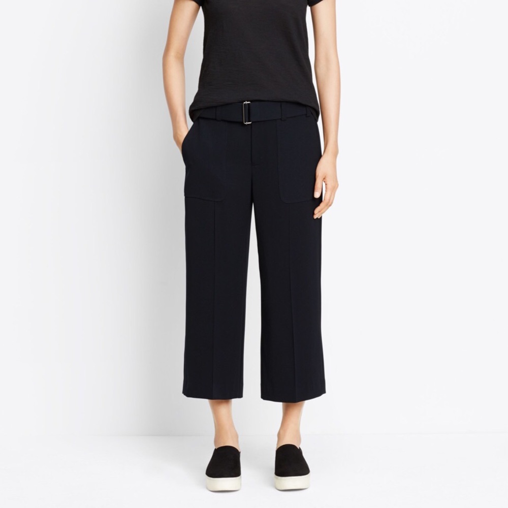 -VINCE CROPPED WIDE LEG PANTS NWT-