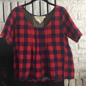 Ace & Jig Shop Top in Houndstooth