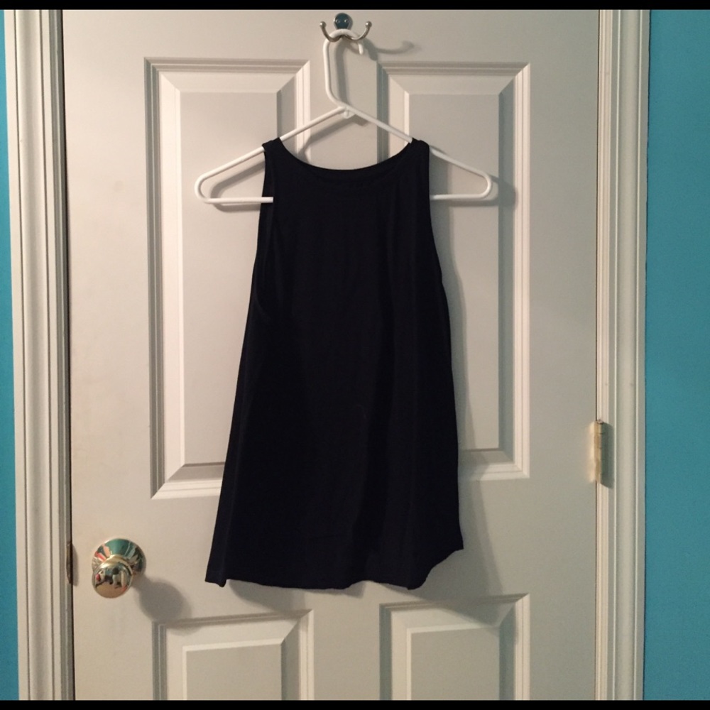 Black tank top