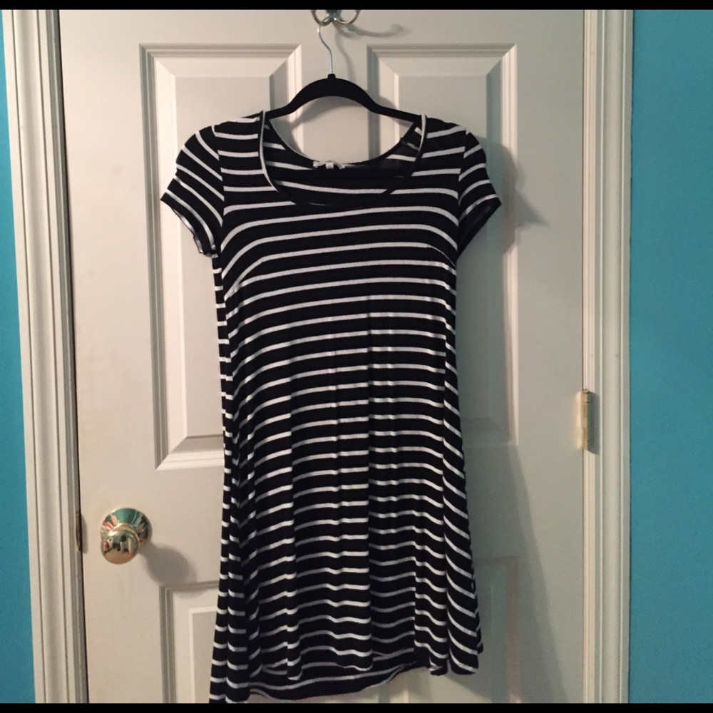 Striped t-shirt dress