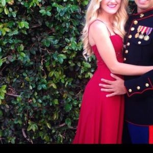 Red Ball Gown / Prom Dress