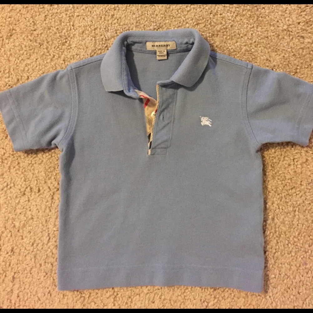 Burberry Toddler Boy's Pique Short Sleeve Shirt