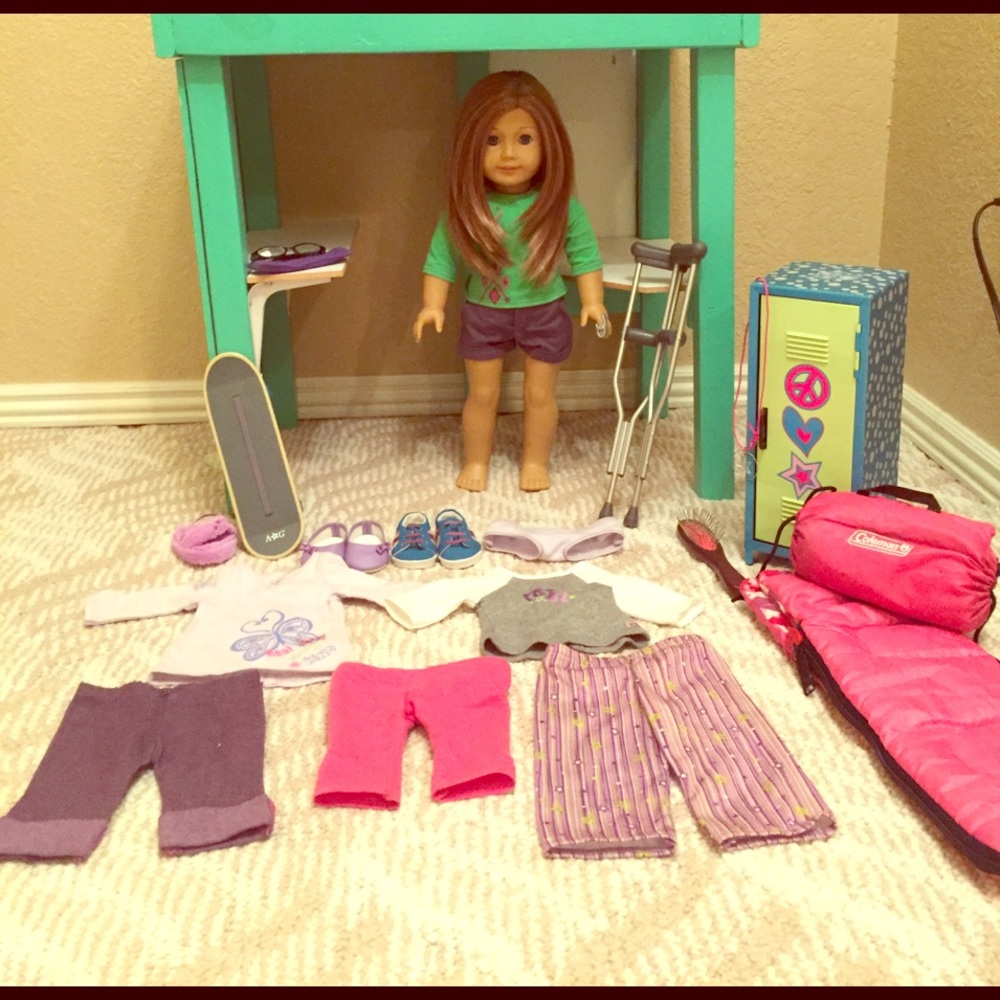 American girl doll and accessories