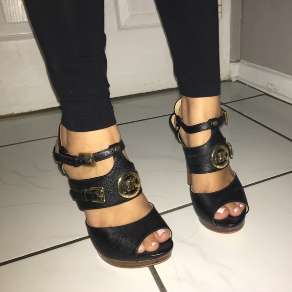 Michael Kors Shoes - Black Michael Kors Heels