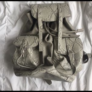 Topshop Bags - topshop snakeskin backpack Topshop Bags - topshop snakeskin backpack