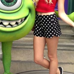 Polka Dot High Waisted Shorts - perfect for Disney