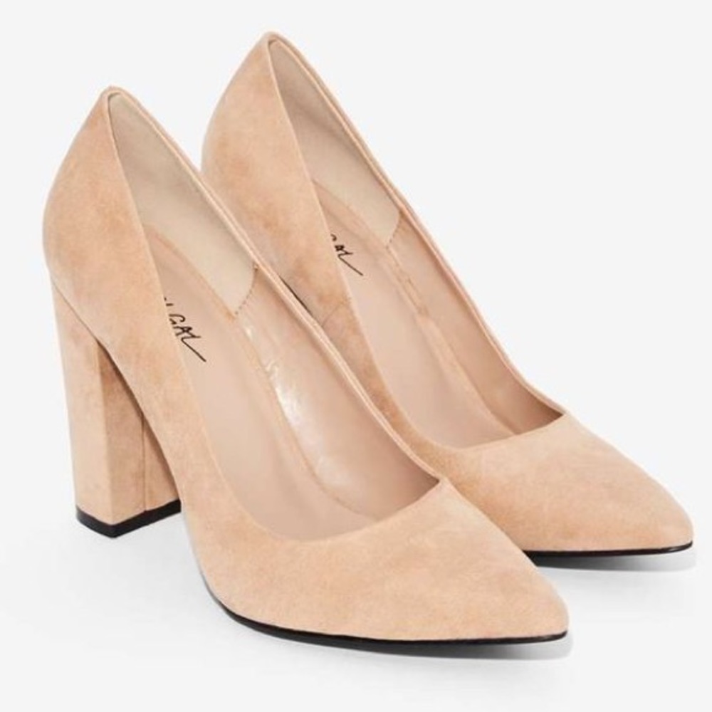 Nasty Gal Baxter Vegan Suede Pumps
