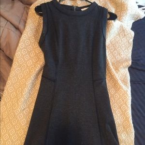 Grey a-line Michael kors dress