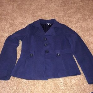 Navy peacoat