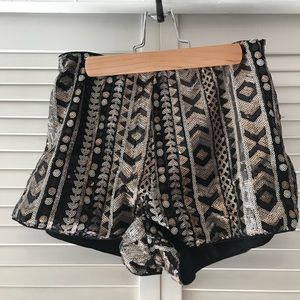 Sequin Shorts