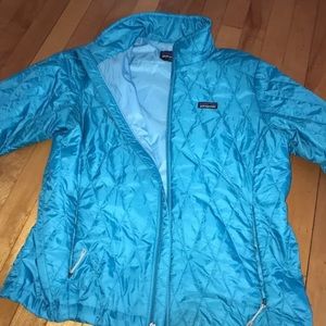 Aquamarine Patagonia lightweight puffer jacket