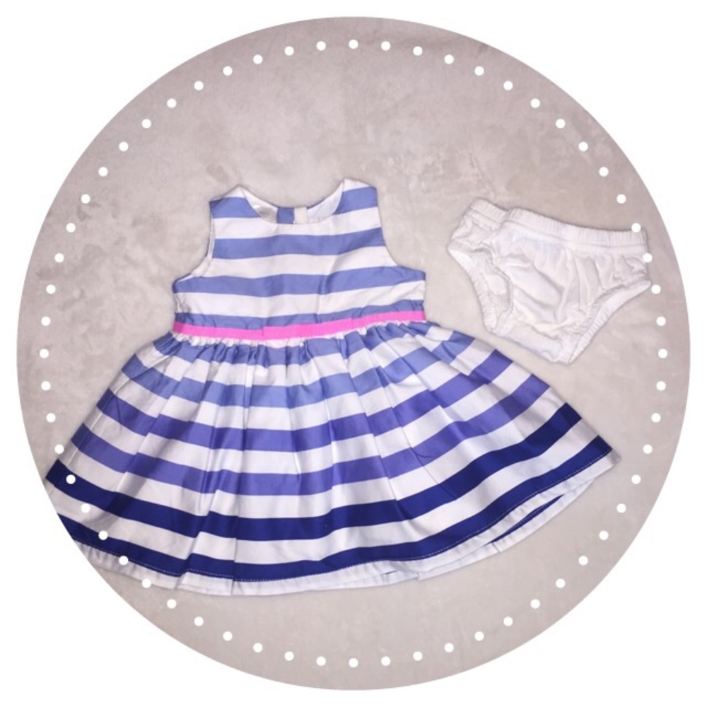 Carters striped dress 🎀