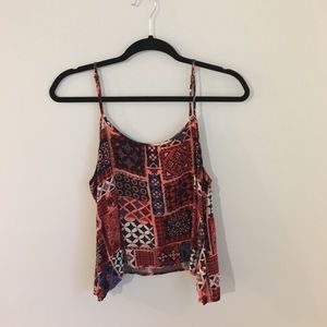 Patterned Crop Top
