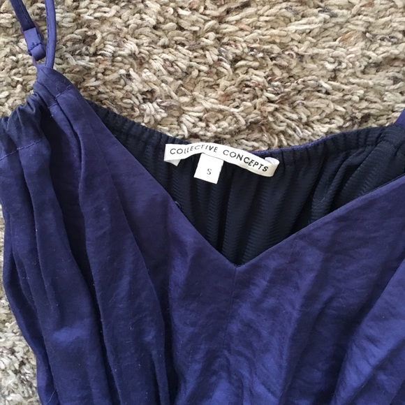 Violet jumpsuit Collectice Concepts - Picture 3 of 3