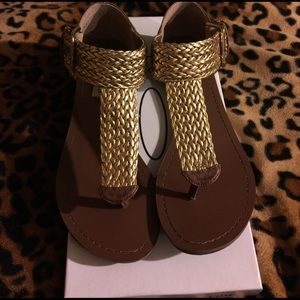 Gold Steve Madden Sandals