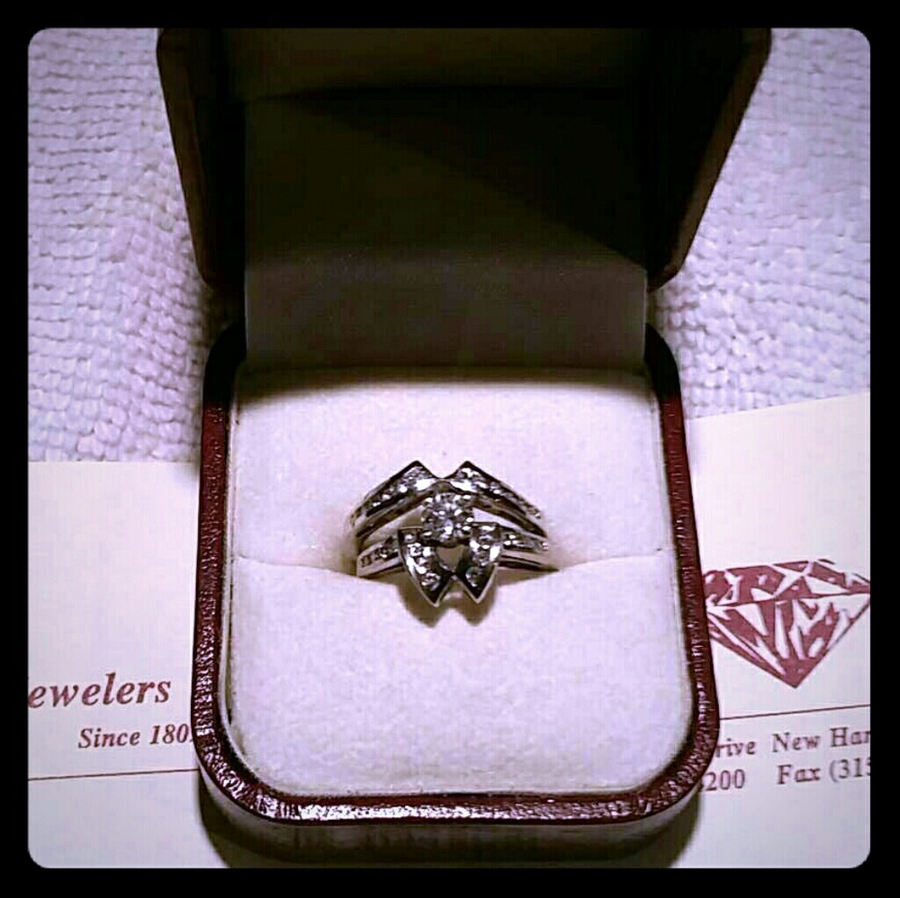 Diamond Wedding Ring Set
