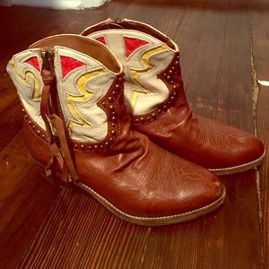 Sam Edelman "Shane" cowboy boots