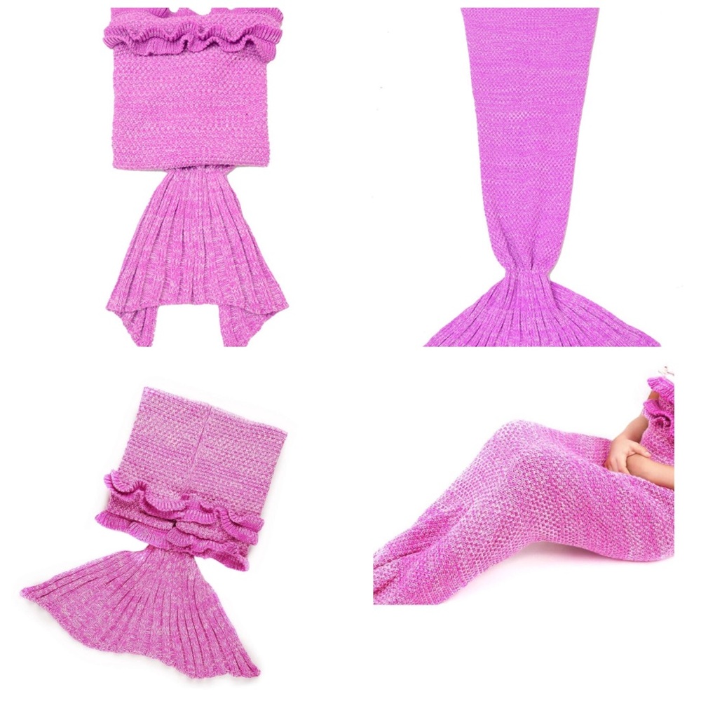 LAST ONE🏅3/26 Host Pick-Kids Mermaid Wrap/Blanket - Picture 2 of 4