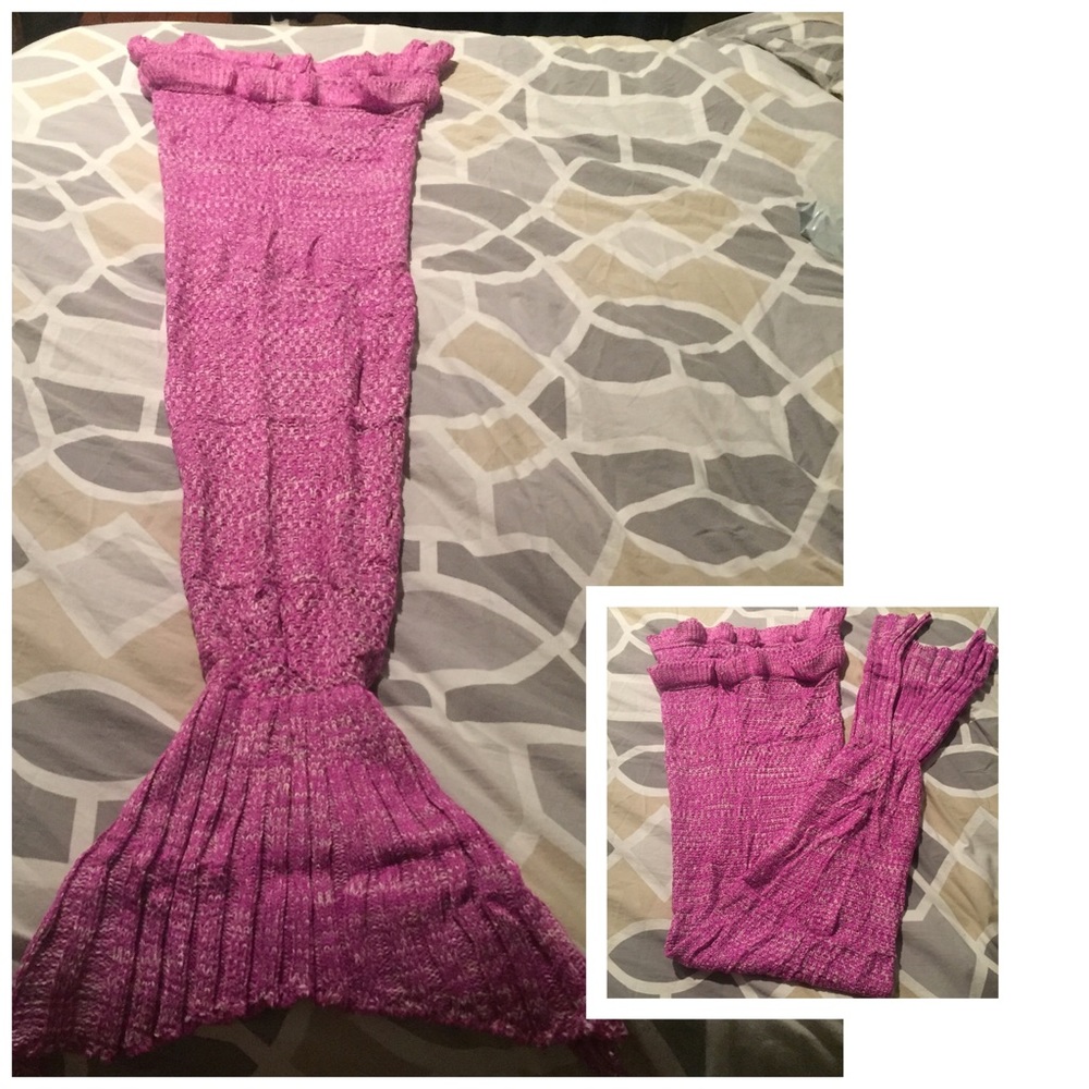 LAST ONE🏅3/26 Host Pick-Kids Mermaid Wrap/Blanket - Picture 4 of 4