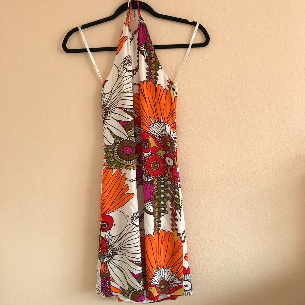 Trina Turk Halter Floral Dress!!