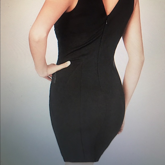 Black Bebe Cocktail Dress - Picture 3 of 3