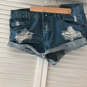 One Teaspoon Polka Dot Shorts