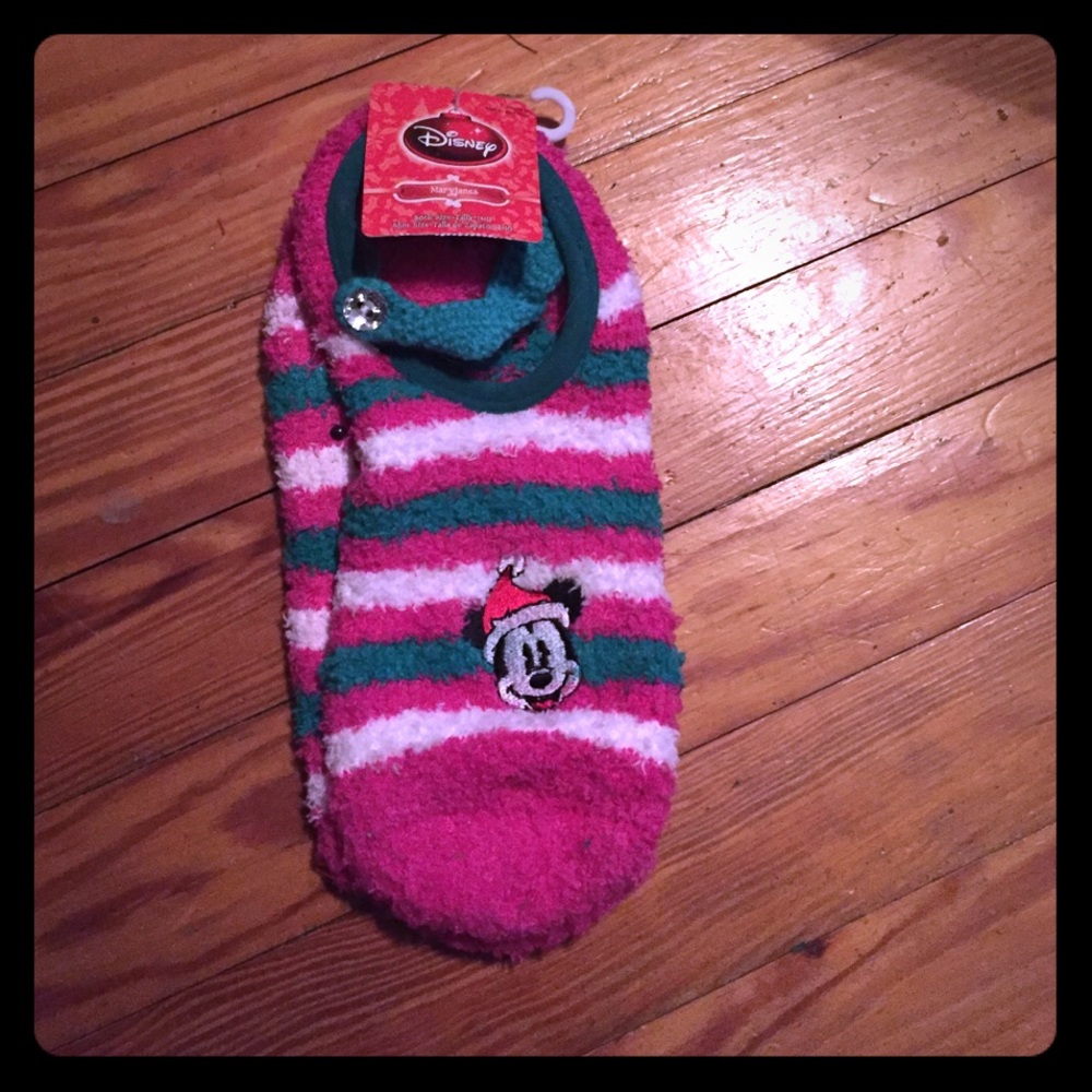 Mickey Mouse holiday slipper socks