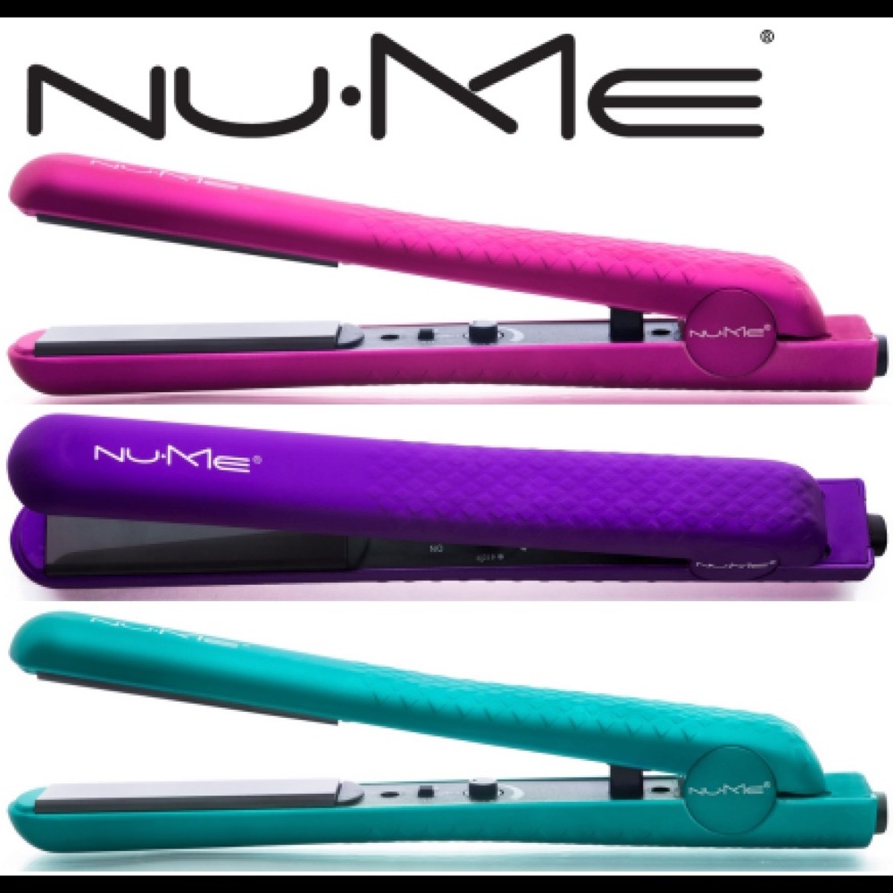 Purple hair straightener