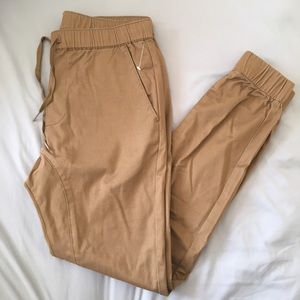 Men's tan pacsun joggers