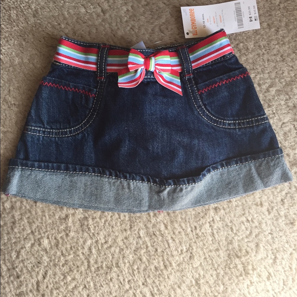*NWT* Gymboree Baby Girl jean Skirt