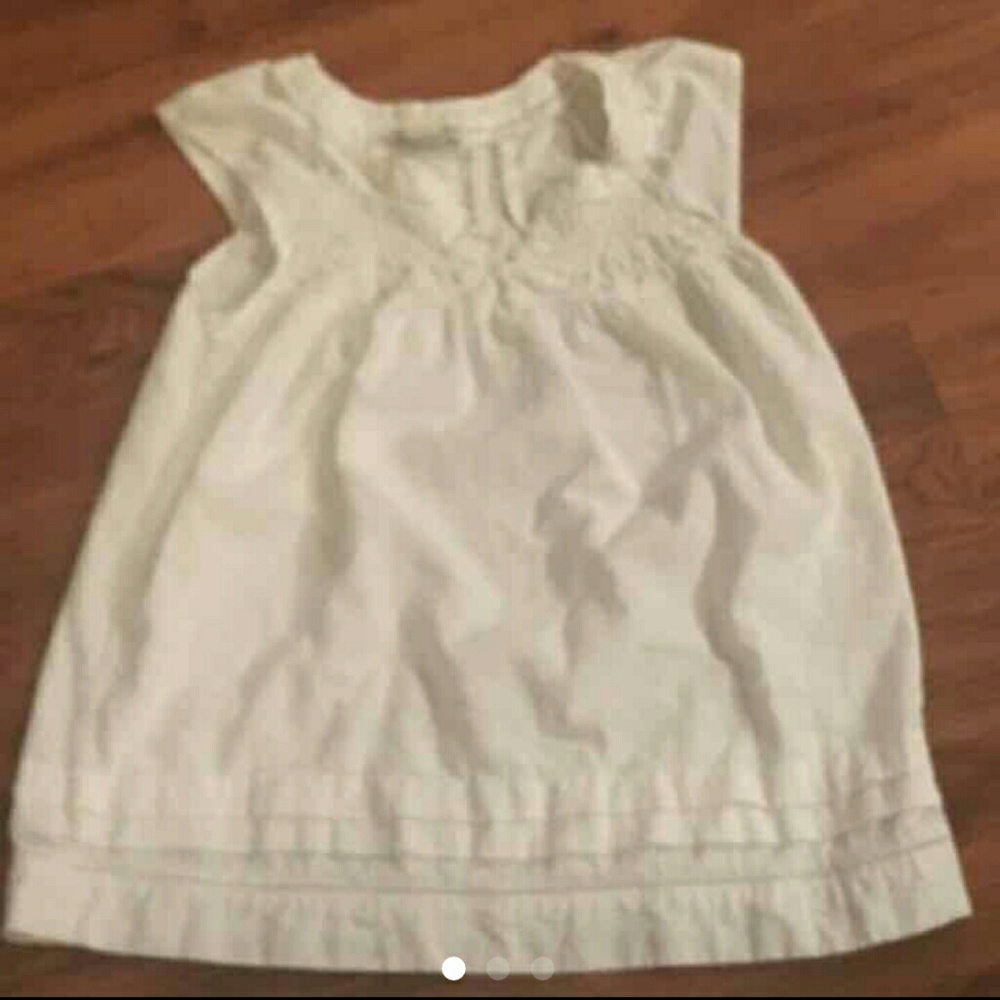 White flowy top