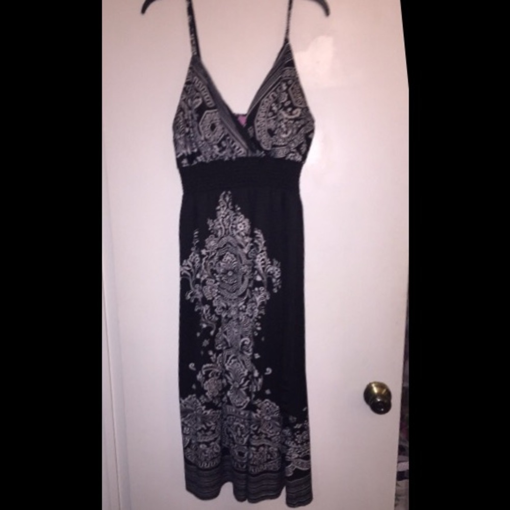 Great Paisley Print Maxi Dress 1X